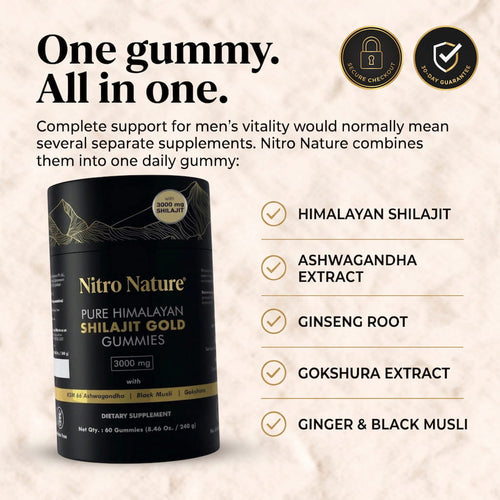 Pure Himalayan Shilajit Gold Gummies — 3000mg